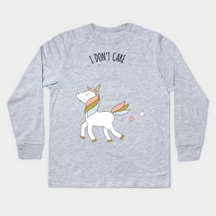 Unicorn 1 Kids Long Sleeve T-Shirt